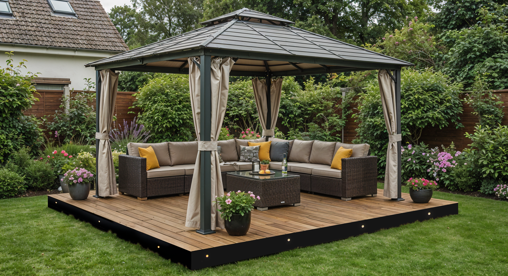 Gazebo & Pergola Decks | Modular Freestanding Deck System – blokDEK®