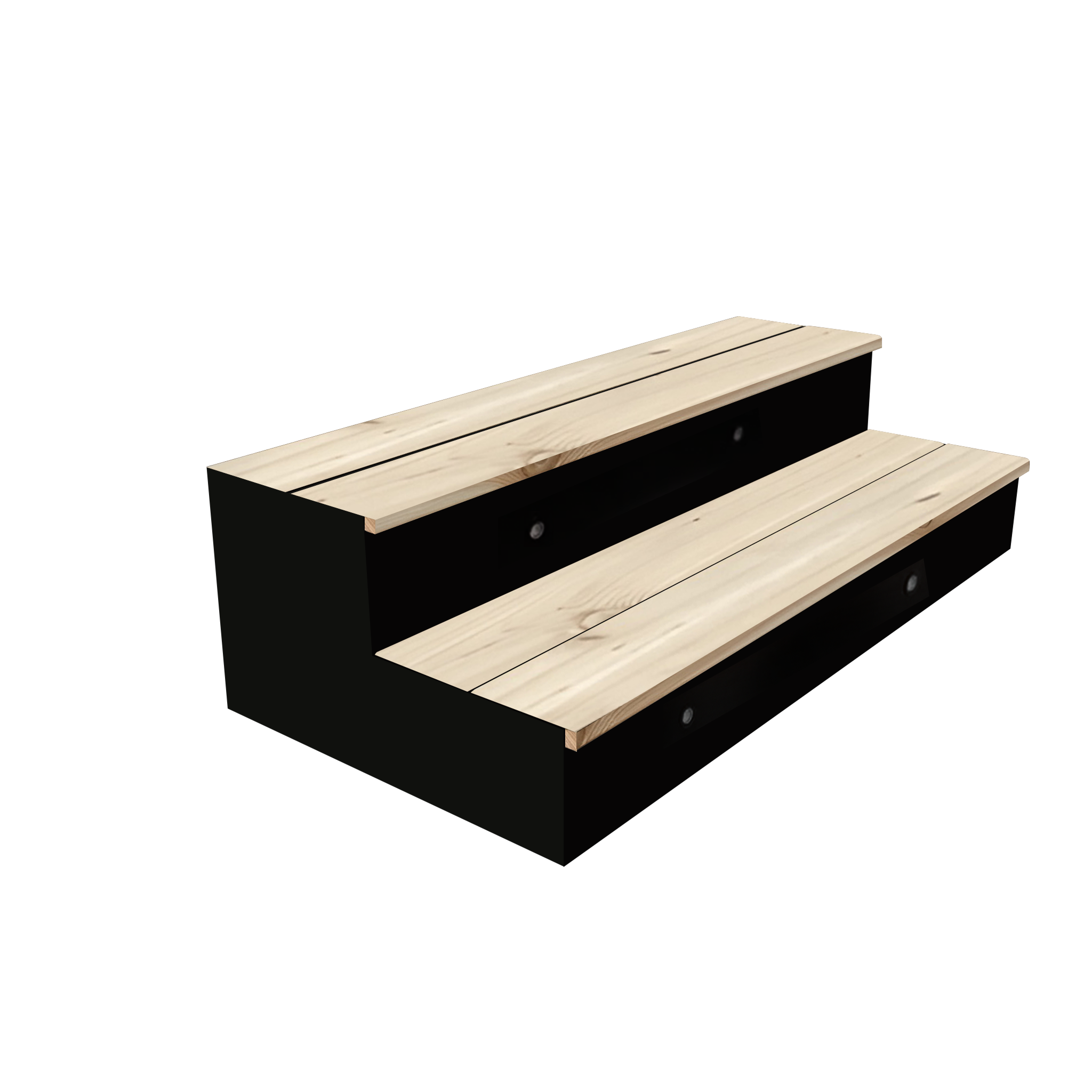 Double Step Ramps blokDEK Double Step | Durable Freestanding Aluminum Outdoor Steps