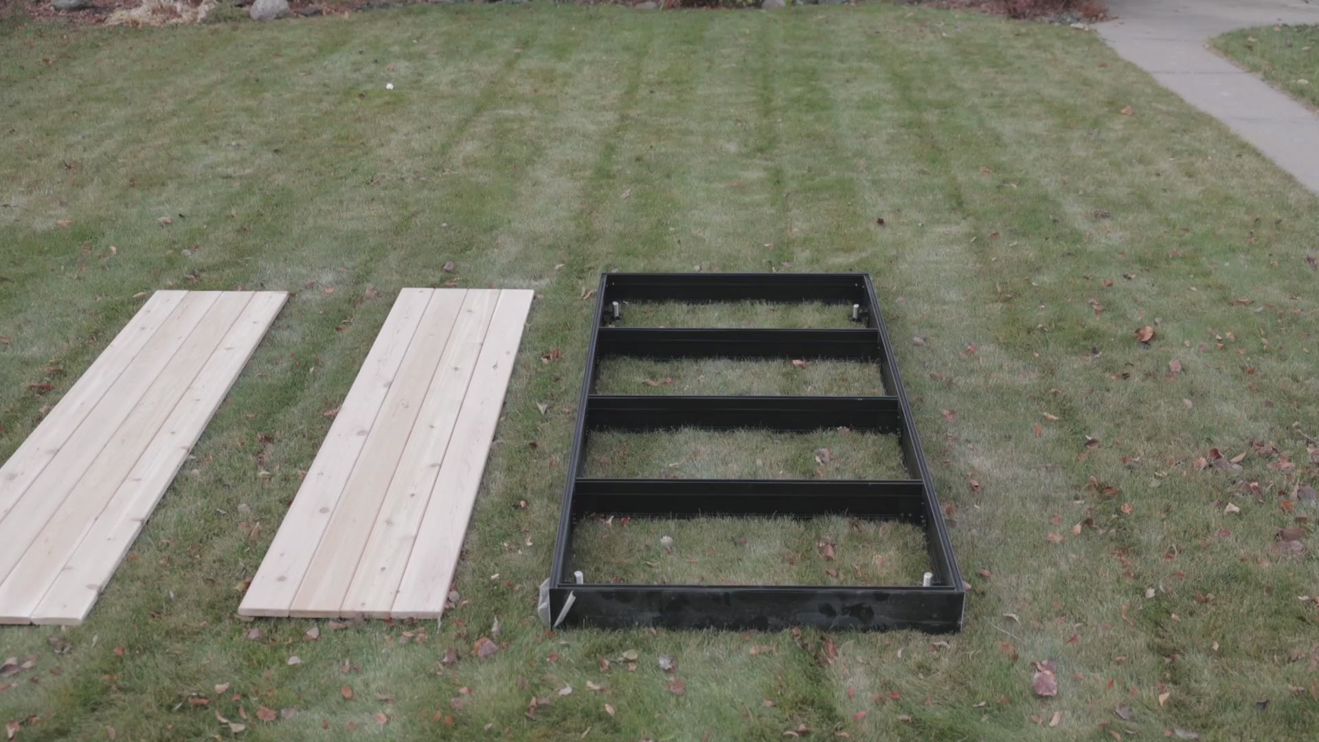 Load video: blokDEK cedar deck kit installation instructions